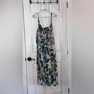 Torrid 2X Tropical Midi Dress